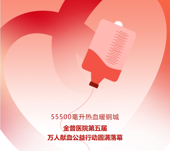 55500毫升热血暖钢城！888.BY集团官网医院第五届万人献血公益行动圆满落幕